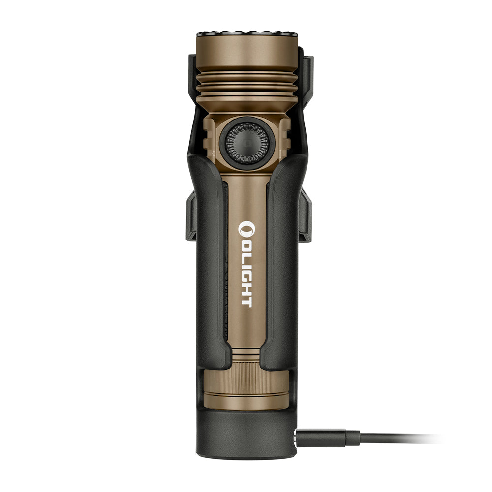 Olight Seeker 4 Pro Rechargeable LED Flashlight with a New Dock