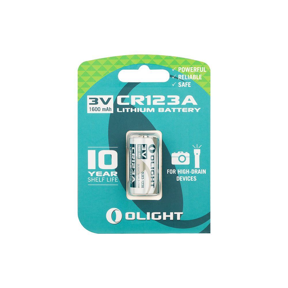 Olight 1600mAh CR123A Non-rechargeable Battery (1pc)