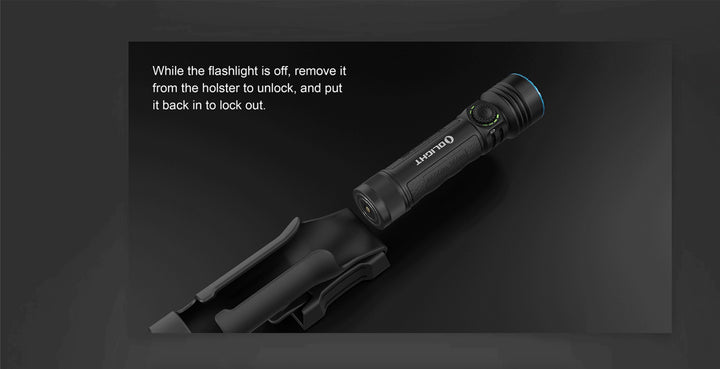 Olight Seeker 4 Pro Rechargeable LED Flashlight with a New Dock