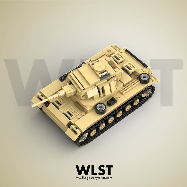 WLST  PANZER 3 Ausf.J Afrika Korps. Brick Model Set