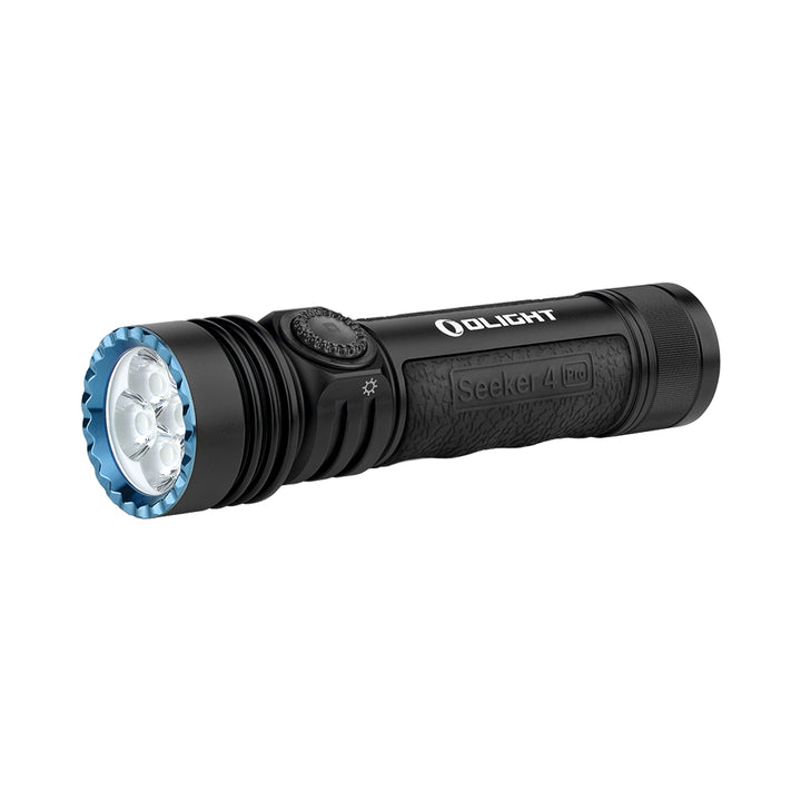 Olight Seeker 4 Pro Rechargeable LED Flashlight with a New Dock