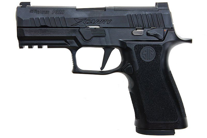 SIG SAUER P320 X CARRY Green Gas Airsoft Pistol - Black (by SIG AIR & VFC)