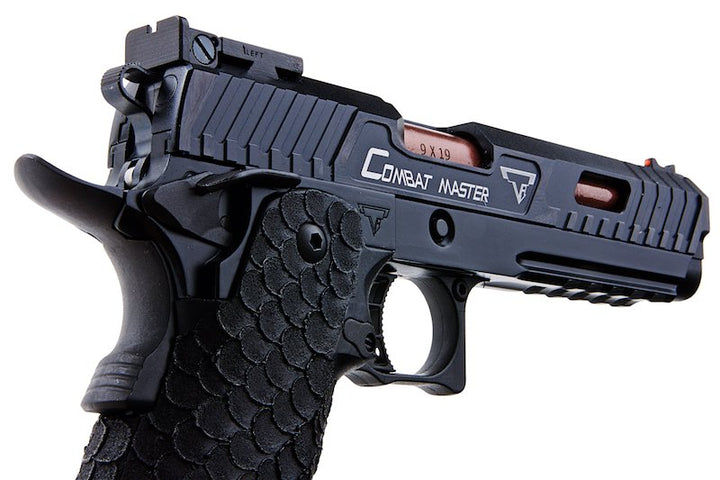 Army Armament Taran Tactical Combat Master GBB Airsoft Pistol (CNC Aluminum, Black, R601H)