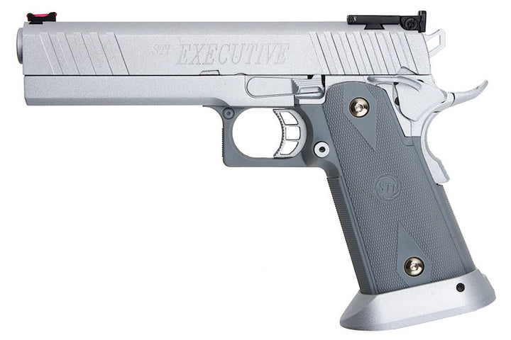 Army Armament R609 Hi Capa Green Gas Airsoft Pistol - Silver