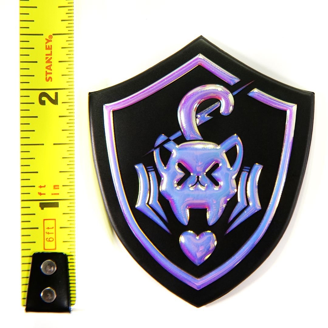 KTactical Elite Squad Emblem Neko Assault Holographic Tactical Anime Cat Girl Kawaii Hook and Loop PVC Patch