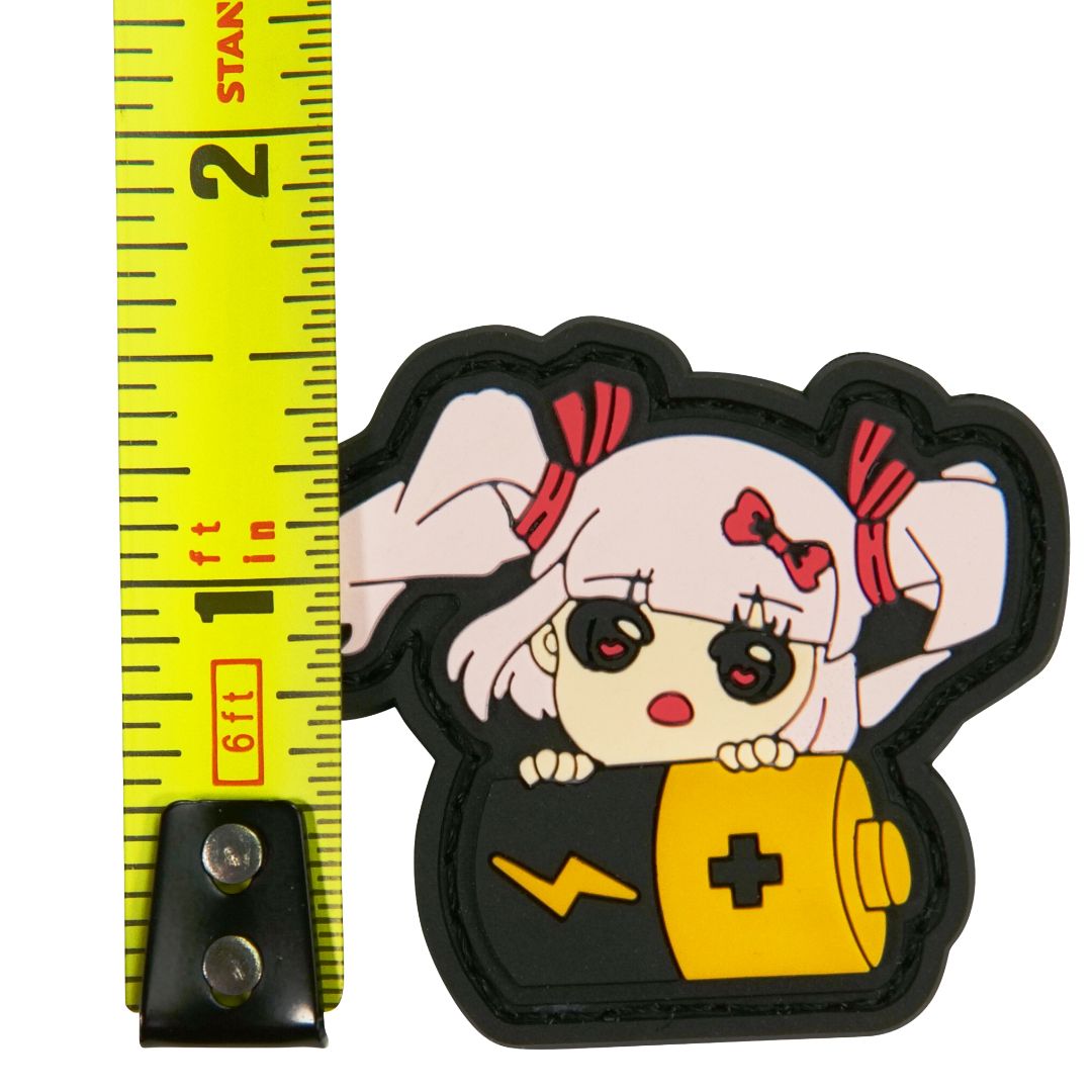 KTactical Tactical Anime Waifu Batteries Utility Mini PVC  Patch