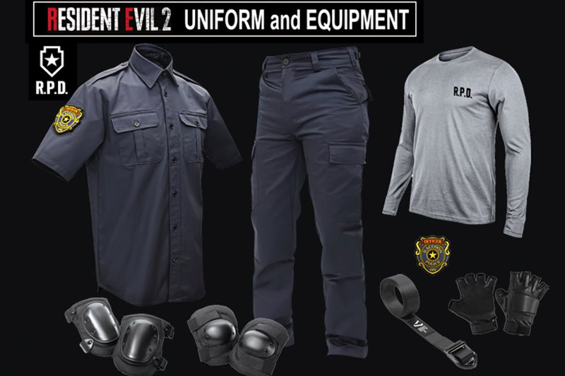 CAPCOM Biohazard / Resident Evil 2 R.P.D. Leon S. Kennedy Uniform Set (Size M) - Licensed Products