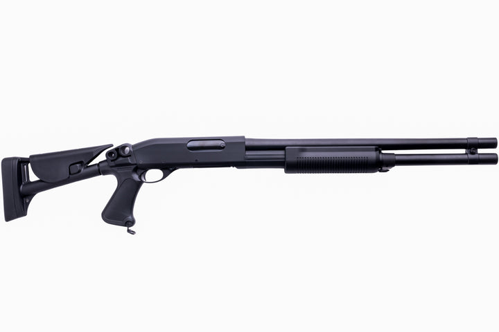 CYMA M870 3-Round Brust Multi-Shot Shell Loading Airsoft Shotgun (Retractable Stock)(CM353L)