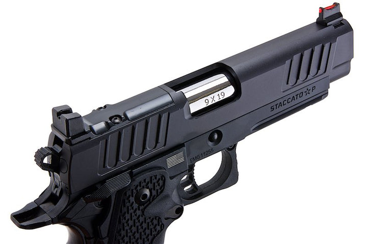 EMG Staccato Licensed P 2011 GBB Airsoft Pistol (Model: VIP Grip / CNC / Green Gas)