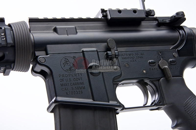 GHK M4 GBBR Airsoft V3 (10.5 inch COLT Licensed) - Black