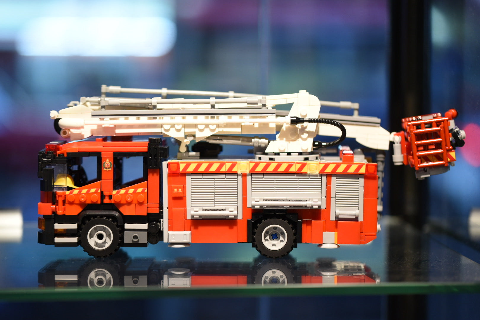 HK Bricked Hong Kong Fire Service Vehicle Brick Model Set