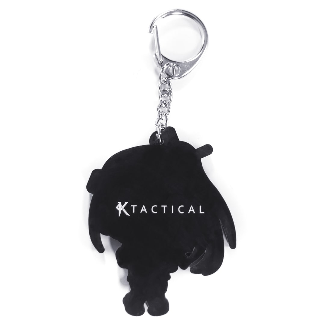 KTactical Tactical Anime Girl Waifu Kawaii PVC Keychain Charm