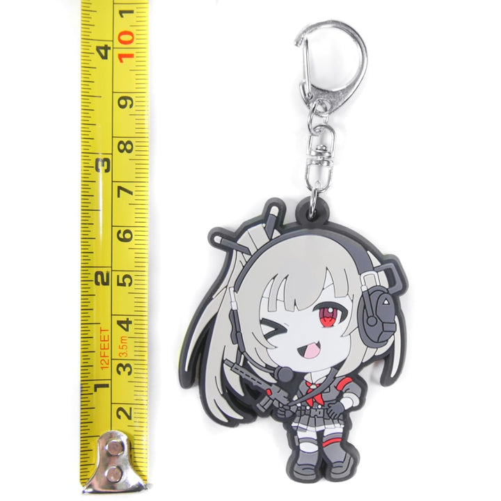 KTactical Tactical Anime Girl Waifu Kawaii PVC Keychain Charm