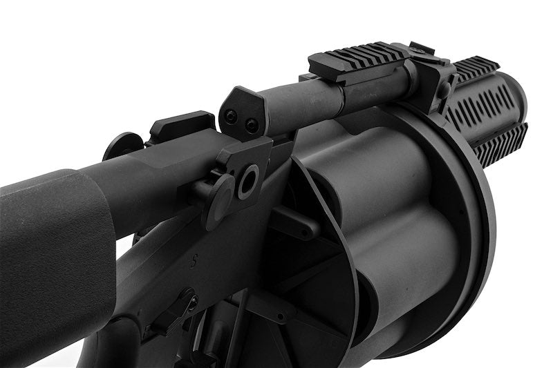 LDT MGL Grenade Launcher with Retractable Stock - Black