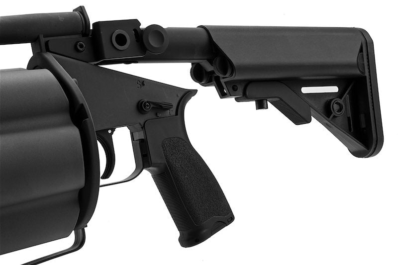 LDT MGL Grenade Launcher with Retractable Stock - Black