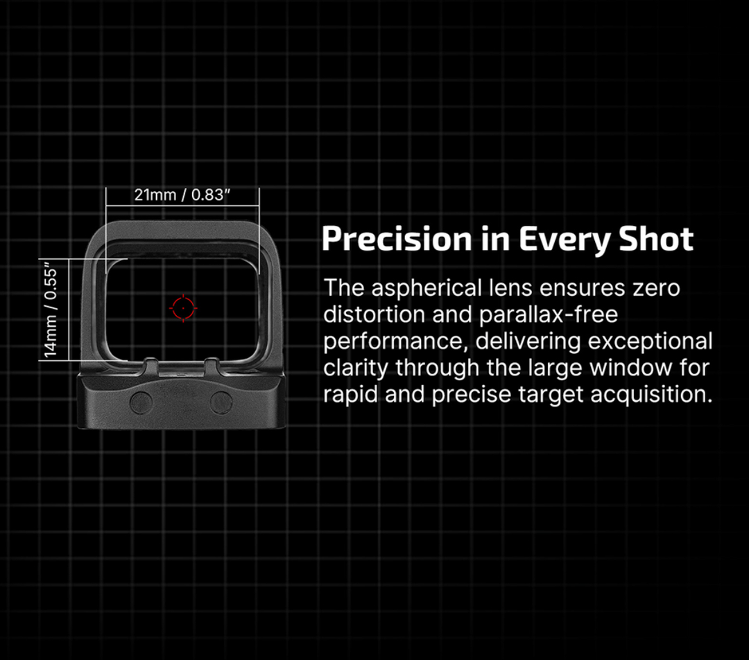 Osight S 2 MOA Dot & 32 MOA Circle with OAL Material