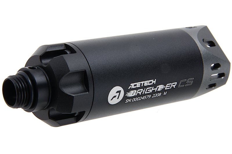 ACETECH Brighter CS Tracer Unit - Black/Gray (M14CCW) with M11 CW Adaptor