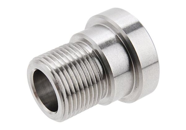 Revanchist Airsoft Stainless Steel 14mm CCW Adaptor for VFC MP5, MP5K GBB