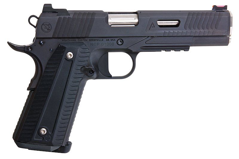 RWA NIGHTHAWK CUSTOM AGENT 2 CO2 AIRSOFT PISTOL - BLACK (STEEL VERSION)