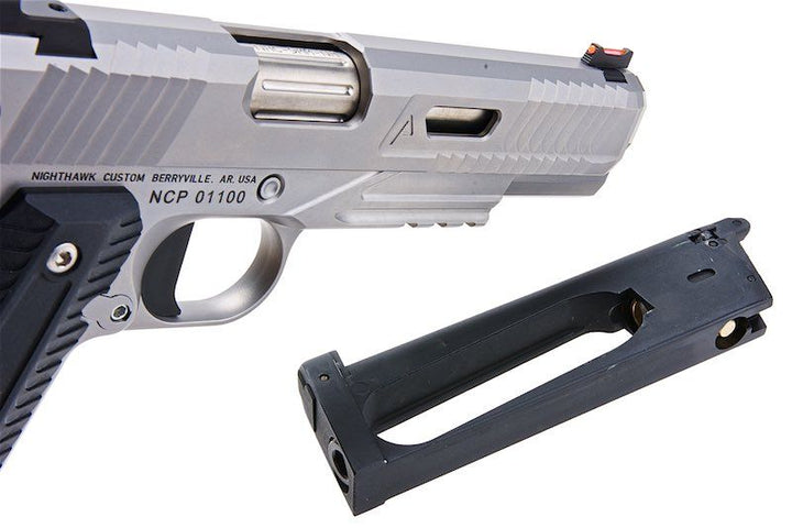 RWA NIGHTHAWK CUSTOM AGENT 2 CO2 AIRSOFT PISTOL - STAINLESS STEEL VERSION