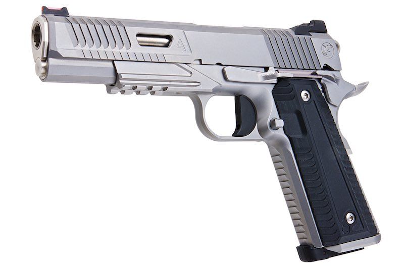 RWA NIGHTHAWK CUSTOM AGENT 2 CO2 AIRSOFT PISTOL - STAINLESS STEEL VERSION