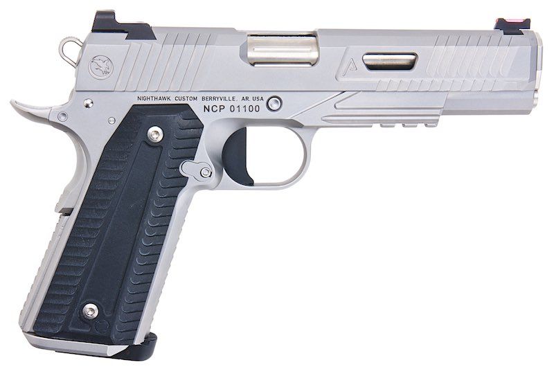 RWA NIGHTHAWK CUSTOM AGENT 2 CO2 AIRSOFT PISTOL - STAINLESS STEEL VERSION