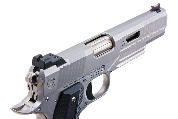 RWA NIGHTHAWK CUSTOM AGENT 2 CO2 AIRSOFT PISTOL - STAINLESS STEEL VERSION