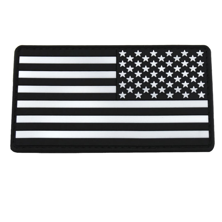 KTactical Glow in the Dark Tactical USA Flag Patch (REVERSE Flag)