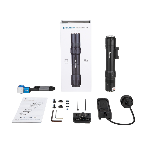 OLIGHT Odin GL M LED Flashlight & Laser Combo with M-lok Mount and Tail Switch