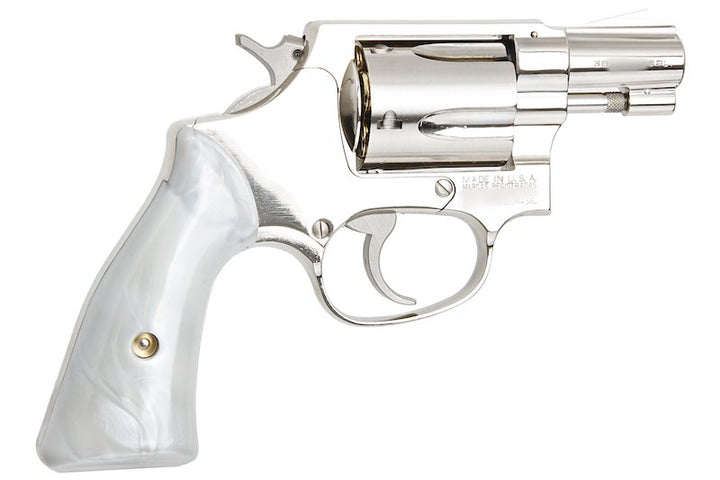 Tanaka S&W M36 2 inch Square Butt Travis Model Gas Revolver - Nickel Finish