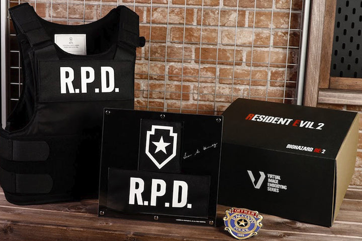 CAPCOM Biohazard / Resident Evil 2 R.P.D. Leon S Kennedy Soft Armor Vest with Patches-Licensed Products