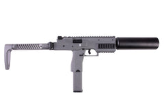 Vorsk VMP-1 GBB SMG with 2 Magazines & Suppressor - Grey