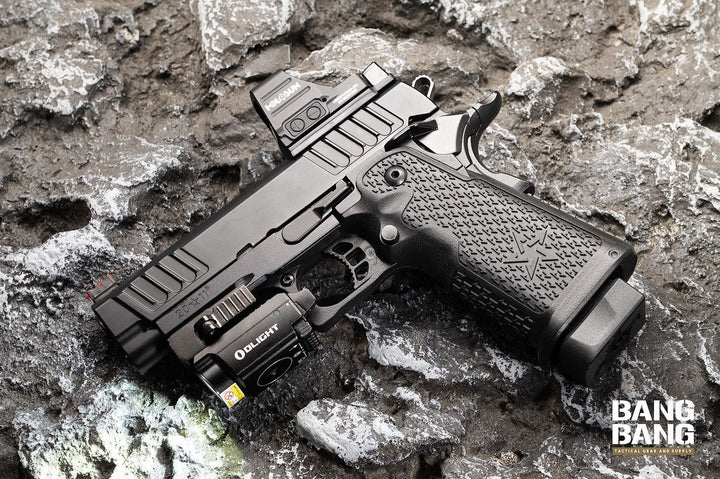 EMG Staccato Licensed C2 Compact 2011 Gas Blowback Airsoft Pistol (VIP Grip Standard Ver.)