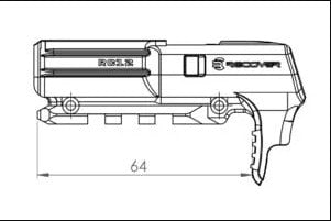 Recover Tactical RC12 Rail Adapter for G17 & 22 Gen 1& 2