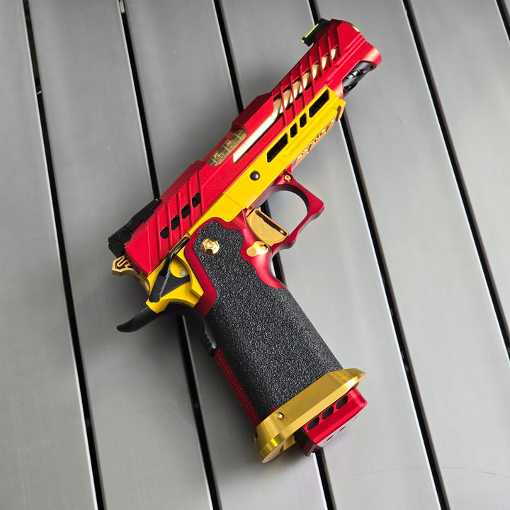 Bang Bang Custom Dr. Black Type 706 Style Hi-Capa 5.1 (TM Base) -Red & Gold