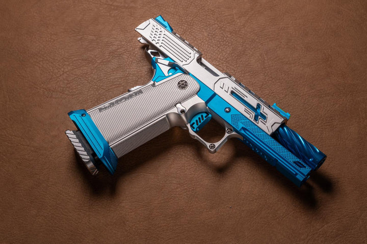 Bang Bang Custom Dr. Black Royal Aluminum Hi-Capa 4.3 GBBP -Blue Ice