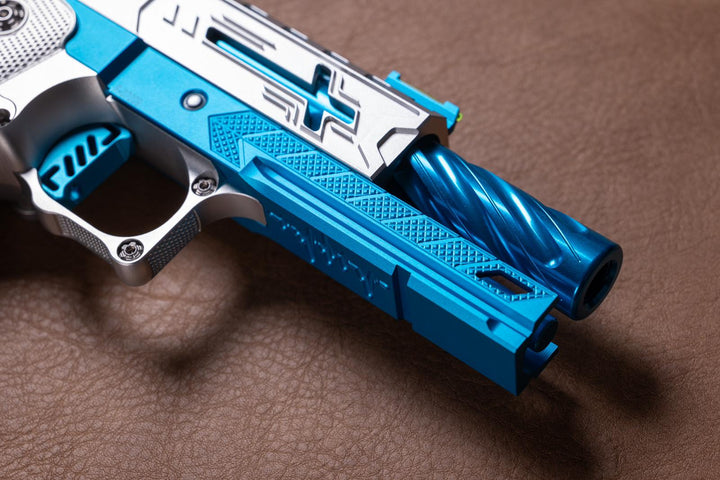 Bang Bang Custom Dr. Black Royal Aluminum Hi-Capa 4.3 GBBP -Blue Ice