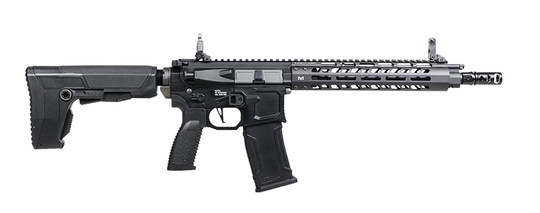 G&G MGCR 556 GBBR Airsoft Rifle w/ M-Lok Handguard (10 inch) - Black