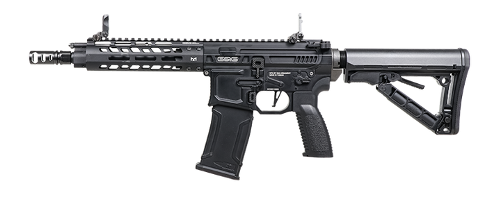 G&G MGCR 556 GBBR Airsoft Rifle w/ M-Lok Handguard (7 inch) - Black