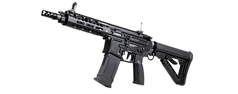 G&G MGCR 556 GBBR Airsoft Rifle w/ M-Lok Handguard (7 inch) - Black