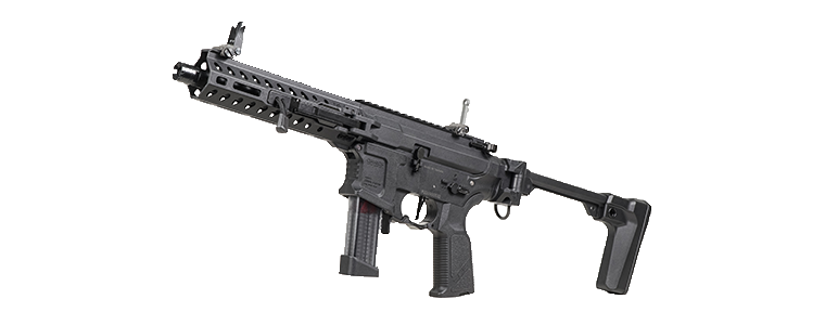 G&G FAR 9 Rapid Folding PCC Airsoft AEG Rifle - Black