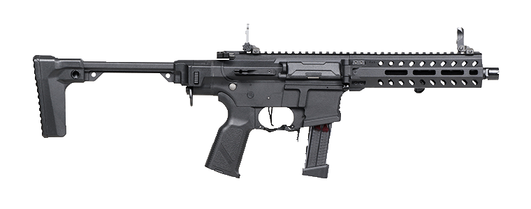 G&G FAR 9 Rapid Folding PCC Airsoft AEG Rifle - Black