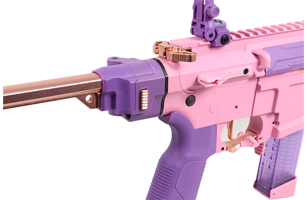 G&G FAR 9 Rapid Folding PCC Airsoft AEG Rifle - Pink