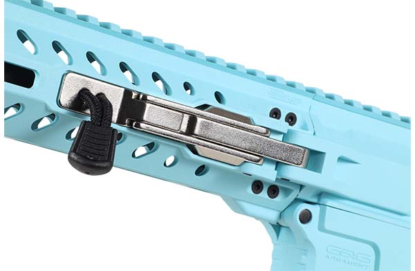 G&G FAR 9 Rapid Folding PCC Airsoft AEG Rifle - Macaron Blue