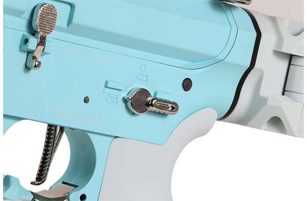 G&G FAR 9 Rapid Folding PCC Airsoft AEG Rifle - Macaron Blue