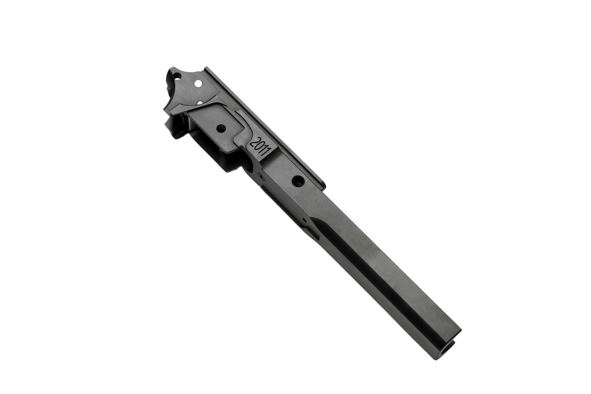 Mafioso Airsoft CNC Stainless Steel Hi-Capa Chassis (Long/ BK/ 2011 Marking )