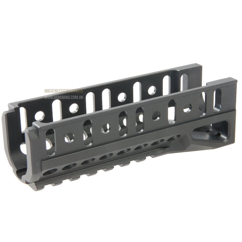 5ku b-11u railed handguard for lct / ghk aks74u - black free