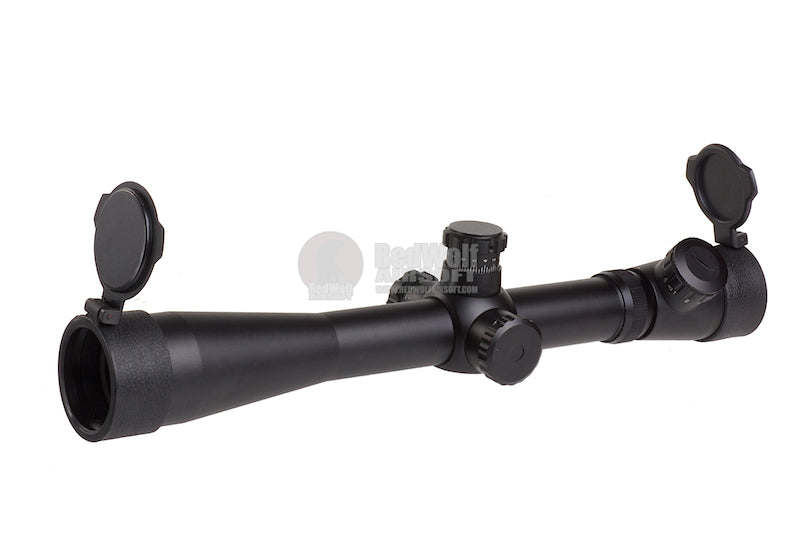 AIM-O Rifle Scope 3.5-10x40E-SF (Red / Green Reticle) - BK