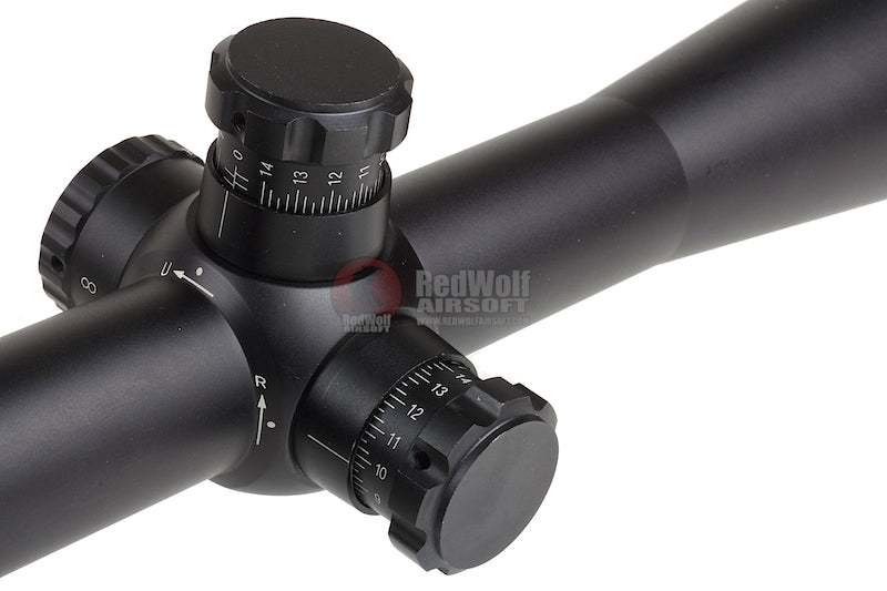 AIM-O Rifle Scope 3.5-10x40E-SF (Red / Green Reticle) - BK