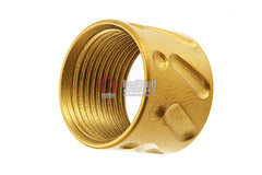 Airsoft Surgeon Knurled Thread Protector -14mm CCW - Gold - Bang Bang Airsoft